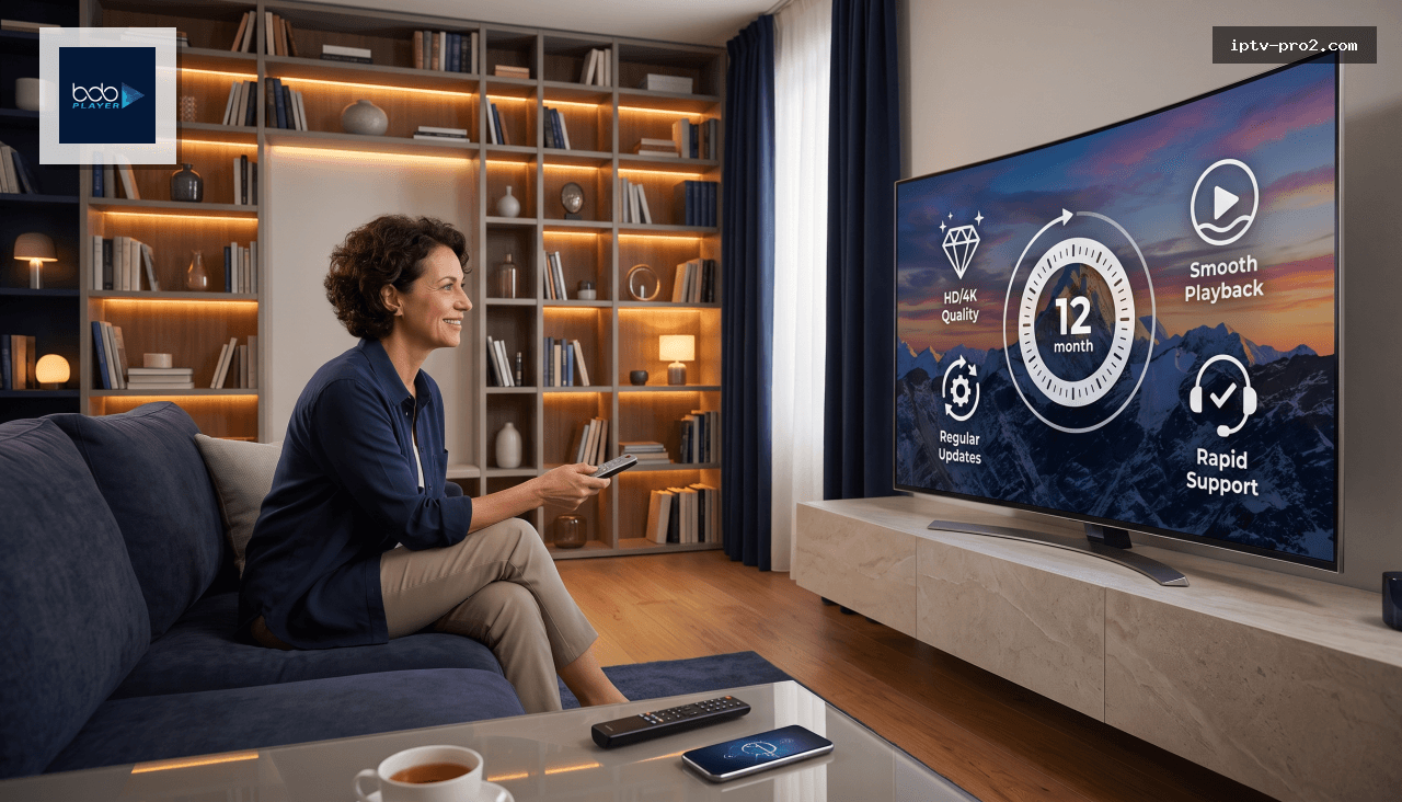 Les avantages clés de l’abonnement 12 mois sur Bob player - Bob player Playlist M3u 2026 — Streaming HD fluide, latence rédui